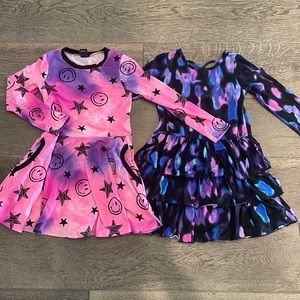 Pixielane size 7 long sleeve girls cottons dresses! Great soft gently used!